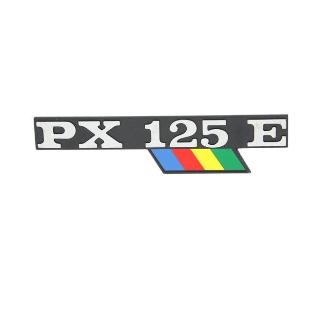 Σήμα καπό "PX125E" για Vespa PX 125 Arcobaleno μοντέλο 1983 - 1997
