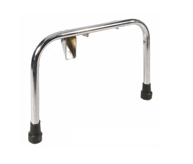 Centre Stand for Vespa PX80 -200/PE/Lusso/`98/MY/T5, also for LML Star 125 - 200 2T/4T,  Ø 22 mm, reinforced, chrome,  incl. stand feet
