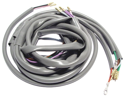 Wiring loom Lambretta I-II-III series (with 2 wires to the brake switch) without battery. code E115/b