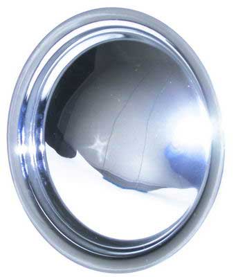 Cover chromed of front wheel for Vespa ET2,ET4 .Fits very easy to the Hub nut hole.