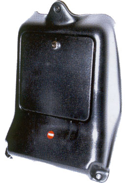 Ντουλάπι πλαστικό μαύρο γιά Piaggio Typhonn - NRG - NTT - προσαρμόζεται πολύ εύκολα