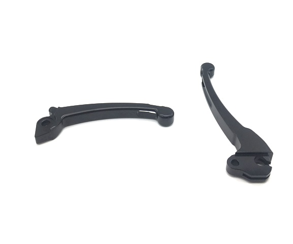 Sport Lever Set SIP clutch and brake for master cilinder HENGTONG, for Vespa PX`98,`11, CNC aluminium, black anodized, 2 pieces