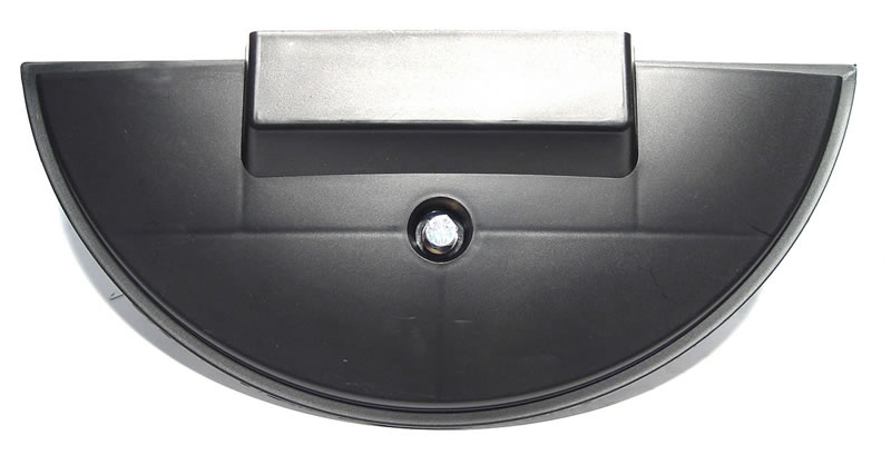 Spare wheel cap plastic black for Vespa PE-PX-Cosa (without the screw)