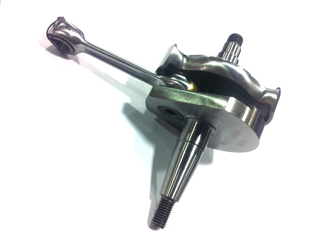 Racing Crankshaft Pinasco for Vespa V50, PK 50 SS disc valve, stroke 43mm, conrod 87.0mm, cone 19/20mm, M10