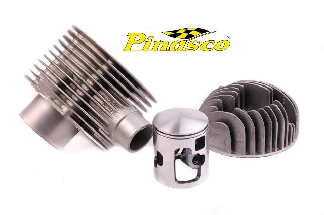 Alluminium cylinder PINASCO 215cc for Vespa 200 Rall, P200E, PX200 E/Cosa 200 aluminium, 6 ports, 2 piston rings, with cylinder head, Ø 69,0mm