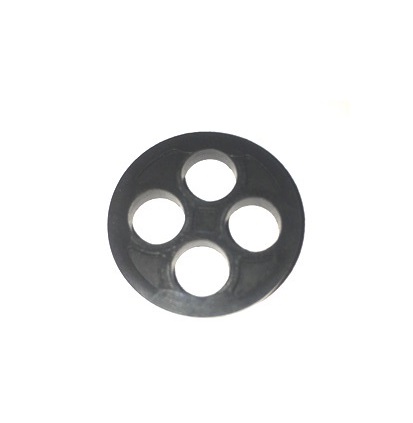 Rubber gasket fuel tap SIP Fast Flow 1.0 -2.0  for all the Vespa from 1962 till today, 4 holes, d:21mm, h 2mm