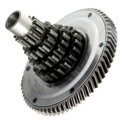 Countershaft 12-13-17-21 teeth, with primary gear 65 teeth for Vespa 200 Rally ,P200E , PX200 ,`98, bearing seat inside 42mm .