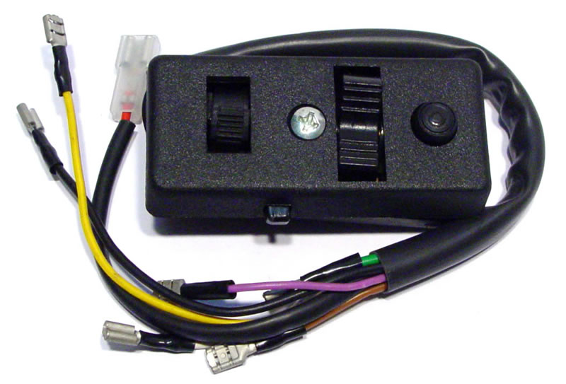 Light switch for Vespa PE 125 with 6 cables (old type 1978-1982)