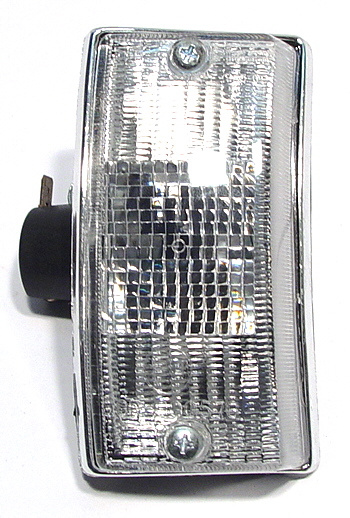 Indicator front left Vespa PX F/D (2001-) chrome