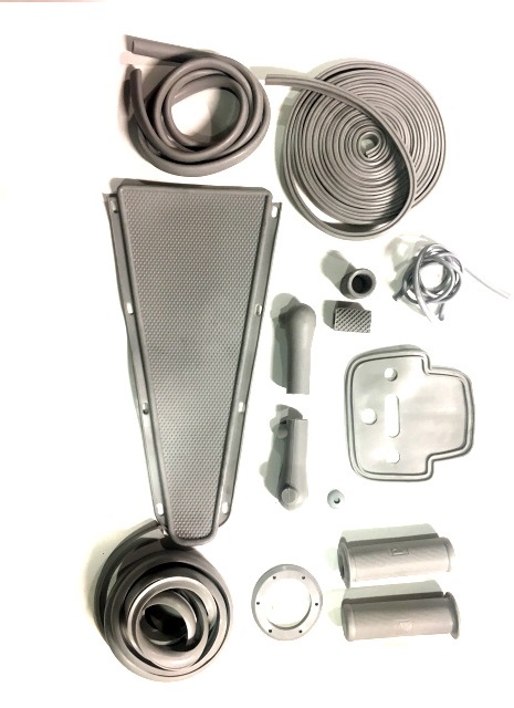 Restoration rubber kit for Vespa SPRINT, RALLY, GL, GT, GTR,TS