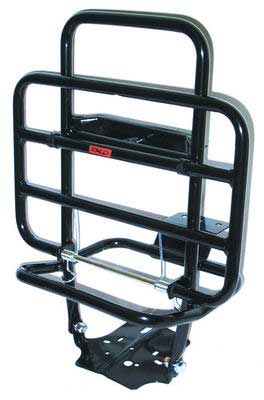 Rear carrier for Vespa 50 black (you can fit spare wheel)