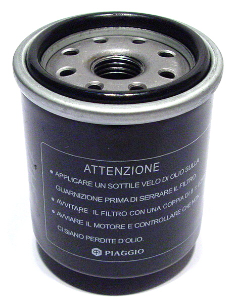 Oil filter for Piaggio Scooter 4t 125-300 cc
