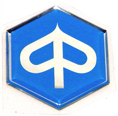 Αυτοκόλλητο σήμα εξάγωνο για Typhoon, Nrg κλπ και μουτσούνας Vespa PE