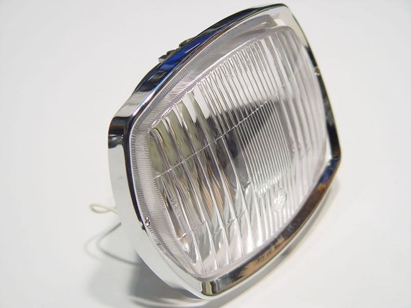 Front light complete with chromed ring for Lambretta DL-GP 125-150-200 cc