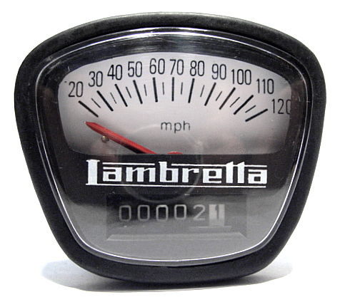 Speedometer Lambretta DL-GP - 120MPH-needs some modofications