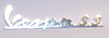 Emblem "Vespa SS" for legshield