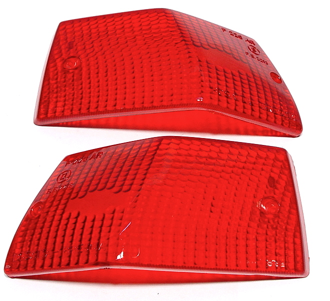 Indicator glass rear red for Vespa PE-PX