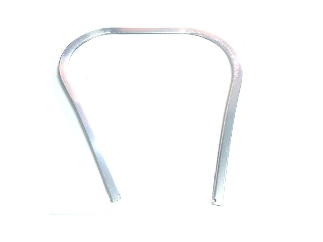 Beading legshield for Vespa PK50-125 ​S ​SS, silver, one piece