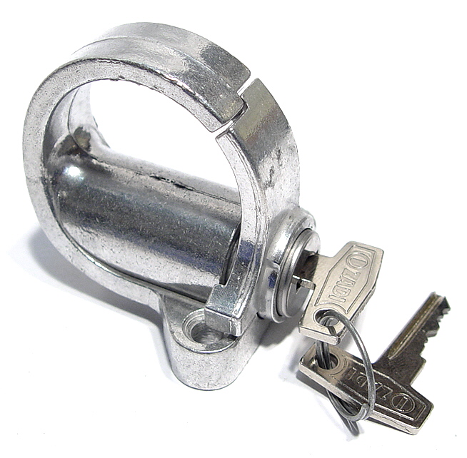 Hook of aluminium with lock for Vespa