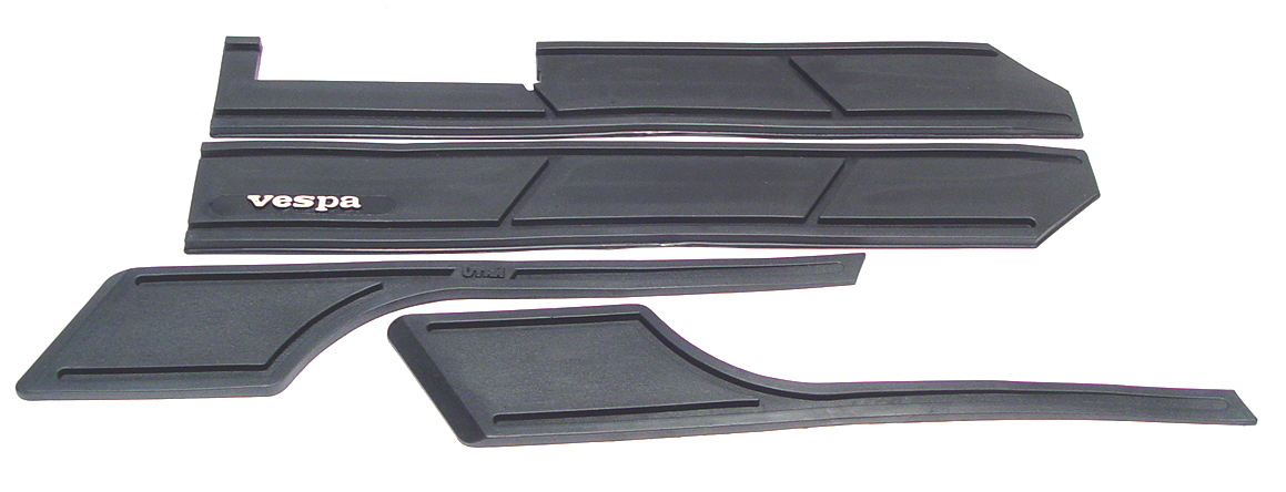Black trim for side panel and fender for Vespa PE-PX