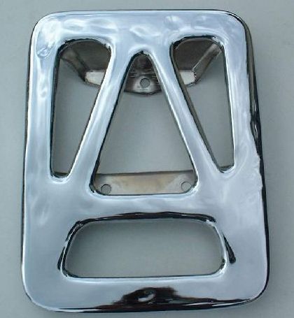 Luggage carrier mono seat stainless steel for Vespa PX, Sprint, Ts, Gt, Gtr, Gl, Vbb