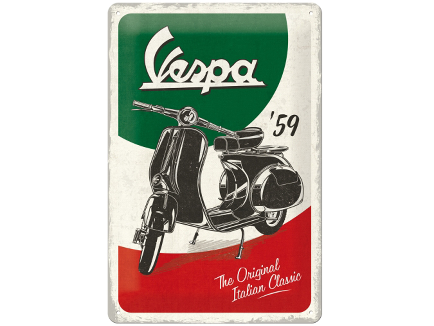 Metal sign Vespa "The Original Italian Style" Perfect for a gift