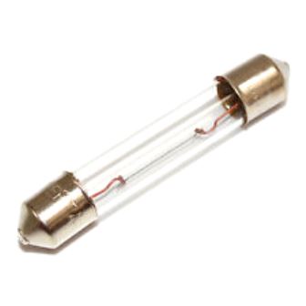 Festoon Bulb speedometer light, 6V - 0.6W, for Vespa PV, ET3, Super, Sprint Veloce, GTR, TS, Rally, 6x24mm