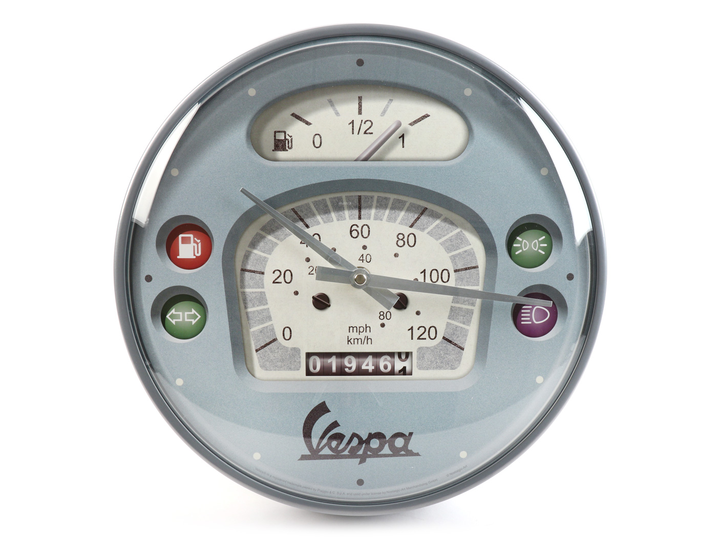 Wall clock  D=31cm "Vespa Speedo" Perfect for a gift