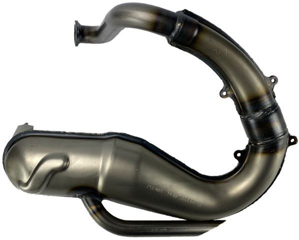 Racing Exhaust Proma for Vespa Primavera. We can use it to V50 when we fit Primavera crankshaft and 125-135 cc cylinder.