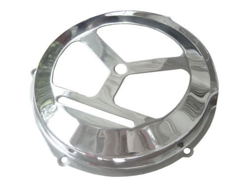 Flywheel Cover for Vespa 125 VN2T/ACMA/150 VB1T/VL1-3T/T1-3/VGL1T/GS stainless steel with "Y"