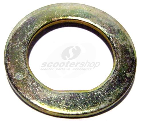 Front wheel washer spindle-brake baseplate for Vespa P80-150X, ​PX80-200E, ​P200E, 16mm steering collumn