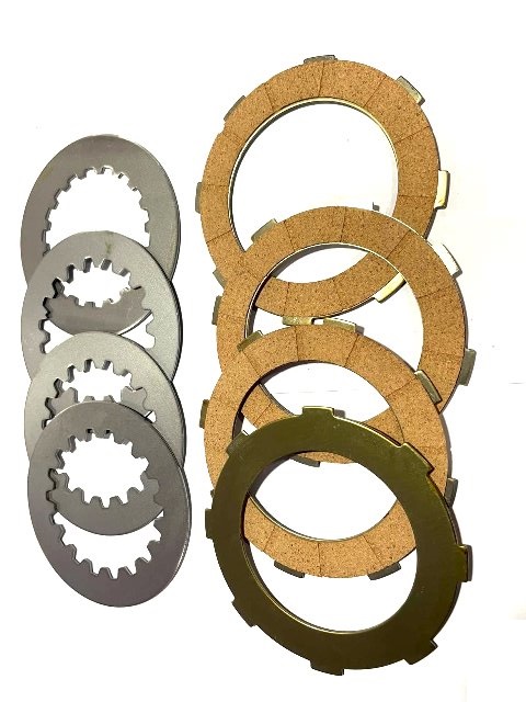 Clutch Plates Ferodo for clutch Cosa2 type for Vespa PX 125-200E after 1995, ​Cosa2, D:108mm, 4 cork plates, 4 metal discs