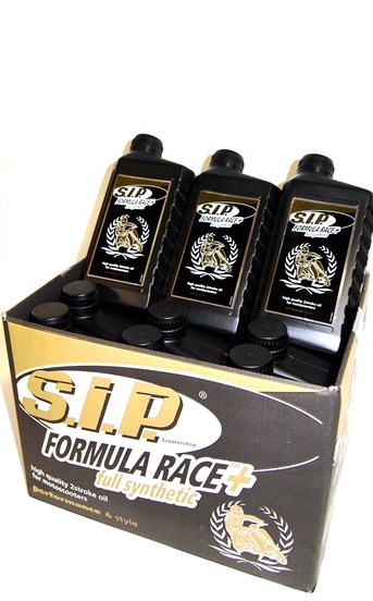 2-Stroke Oil Sip Formula Race Plus 1000ml x 12 pcs, full synthetic high performance oil .