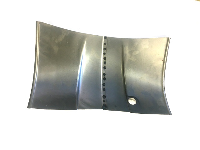 Repair sheet legshield, front, bottom for Vespa 50-125, PV, ​ET3 (43 x 28,5cm)