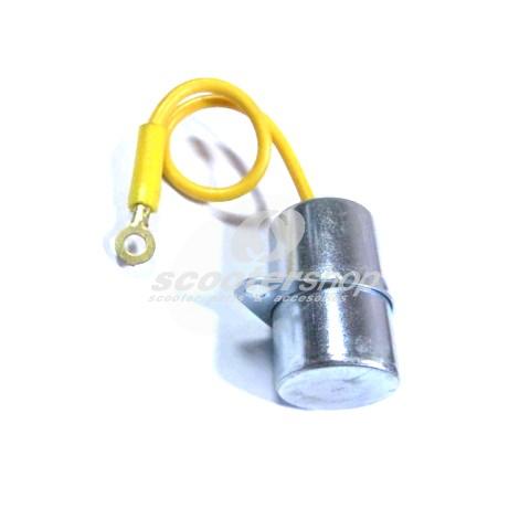 Condenser EFFE for Vespa GS 160, SS 180, Ape AD h 35 mm, D  20 mm, 1 cable, mF 0,32