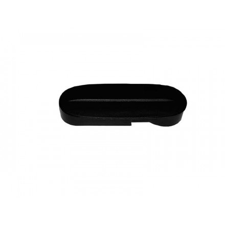 Suspension arm cover black for Vespa P 125-150-200 X , with 16 mm steering collumn until end of 1982
