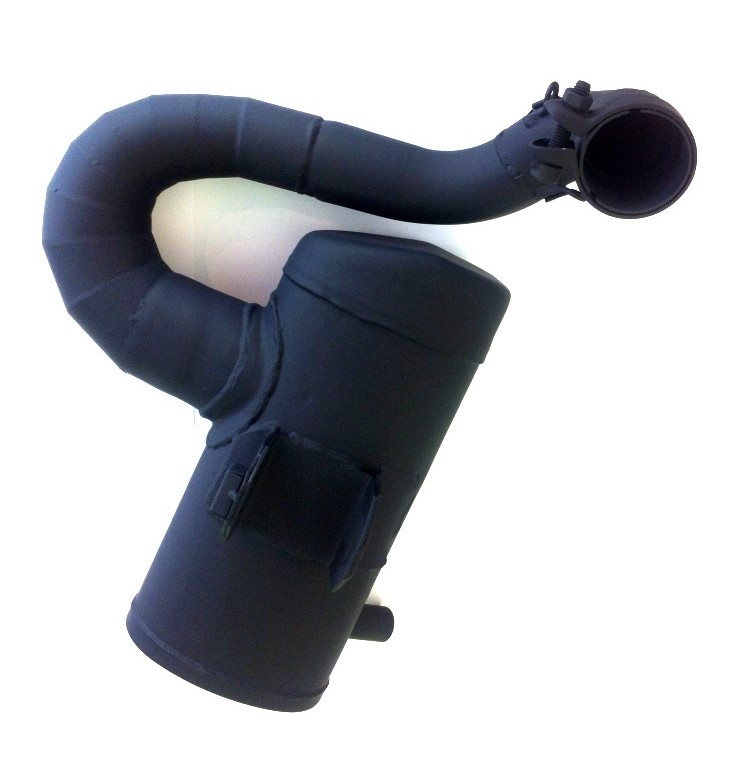 Exhaust Pinasco Touring for Vespa Px 200 - Rally 200. Max power and standard noise.