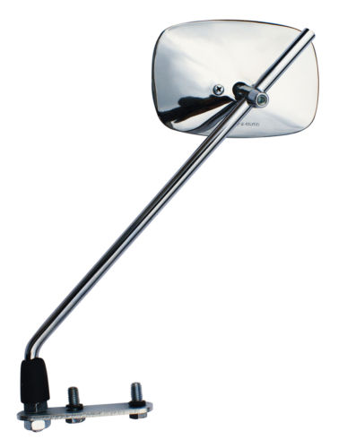 Mirror chromed, left and right, adjustable with holder for Vespa.