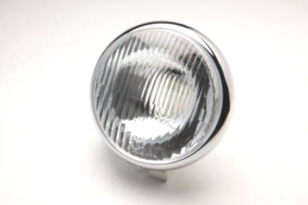 Headlamp  SIEM for Vespa 150 VL1-VL2 > 48300, round,  d: 105 mm,  real glass.