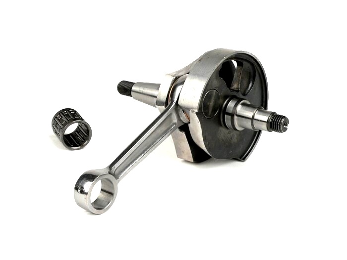 Crankshaft BGM PRO Racing (rotary valve), 51mm stroke, 97mm conrod for conversion Vespa PK 50 XL, XL2 to 125cc (D: 20mm cone)