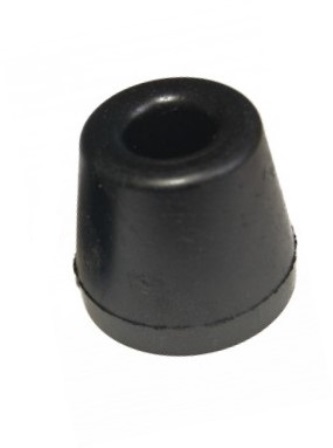 Rubber Engine Mounting Bush, left or right, d: 14 mm,  for Vespa 125 VN2T, 150 VL, VB1, VD, GS  conic