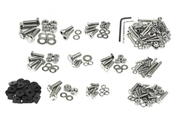 Kit of SS screws for assembling frame parts  for Lambretta LI,SX,TV