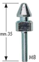Seat bolt 35mm for Vespa PX200-Rally-T5