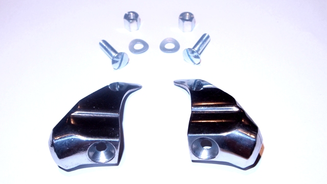 Legshield trim endcap (pair) for  Lambretta DL- GP. code C309