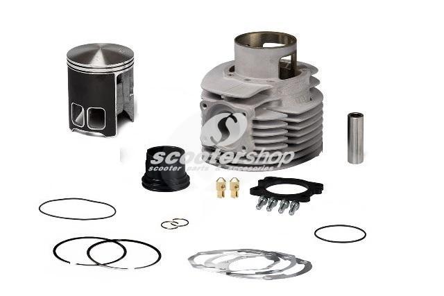 Cylinder Malossi Ø 68,50mm for Vespa PXE-Rally 200. Aluminium. For reliability we suggest cylinder head with code 09446.