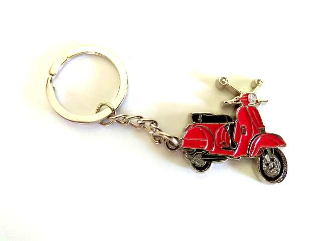 Key chain Vespa PX metal red. Perfect gift!!!