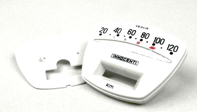 Speedometer plate 120 km/h for Lambretta TV-S-SX III series(120km/h). code A305