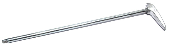 Fuel tap rod  Lambretta  III series alluminium polished. B40/b