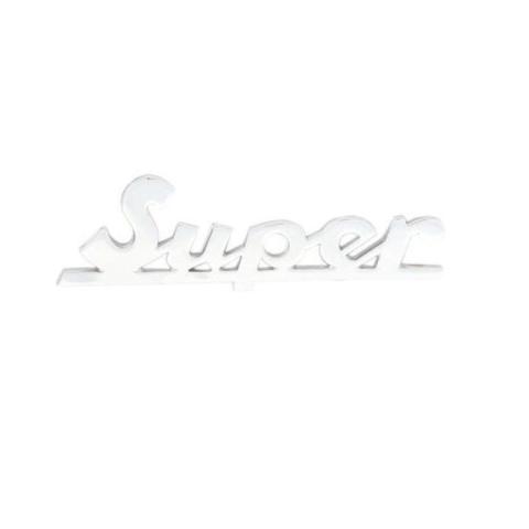 Badge "Super" legshield for Vespa 125 - 150 Super