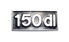 Legshield sign for Lambretta DL 150. code C184